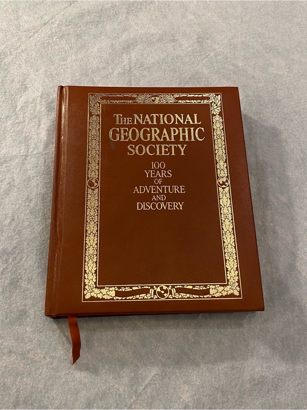 National Geographic Brown and Gold Hardcover Book